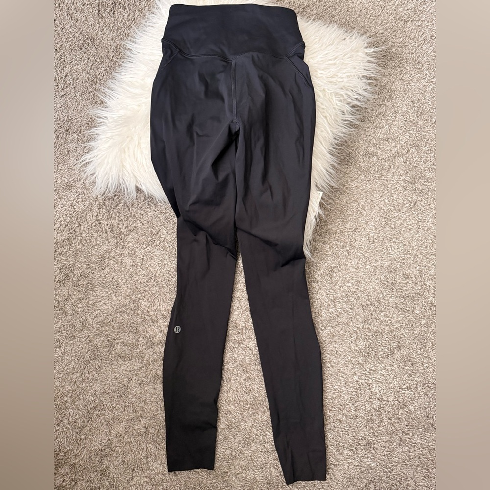 Lululemon Athleta Black High-Waist Track Pants Size 2 - Picture 2 of 4